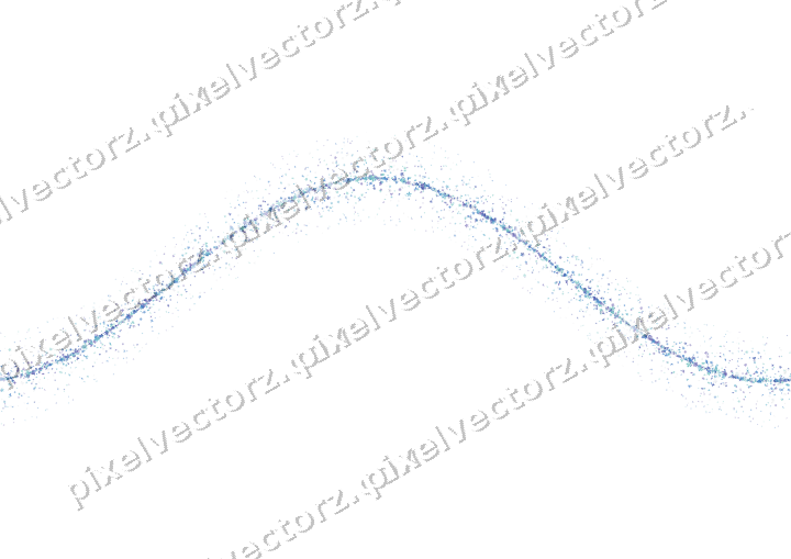 Nahtlose Glitzerwelle aus Sternen und Blüten auf transparentem Grund