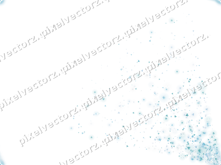 Nahtloser Glitzerfächer in Türkis auf transparentem Grund