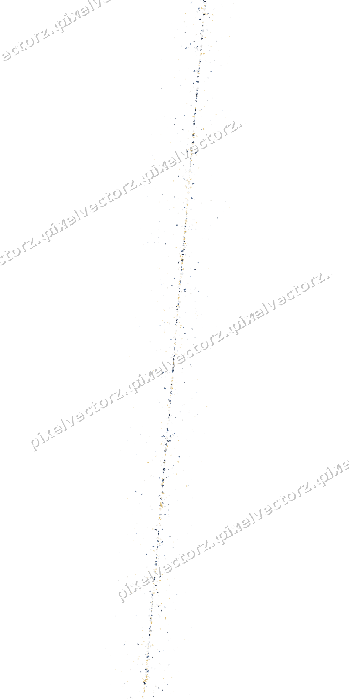 Nahtloses Glitzerband aus Konfetti auf transparentem Grund