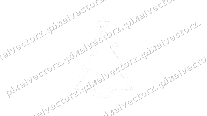 Nahtloser Glitzer-Weihnachtsbaum aus Splittern auf transparentem Grund