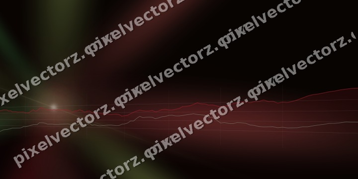 Leuchtender Neon Diagramm Hintergrund in Rot und Grün