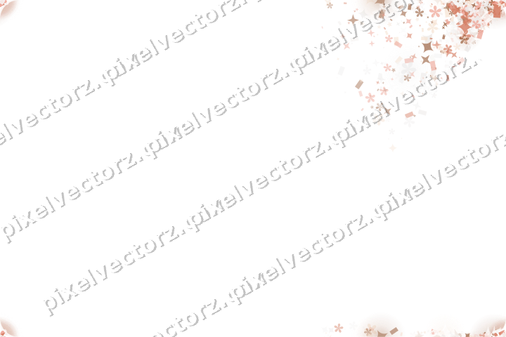 Nahtloser Glitzerfächer aus Sternen und Funken auf transparentem Grund