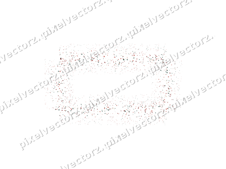 Nahtloser Glitzerrahmen in Dunkelrot auf transparentem Grund