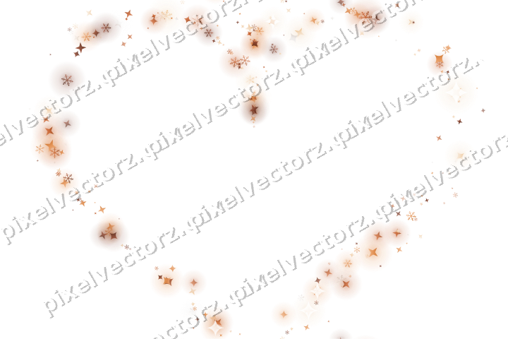 Nahtloses Glitzerherz aus Sternen und Funken auf transparentem Grund