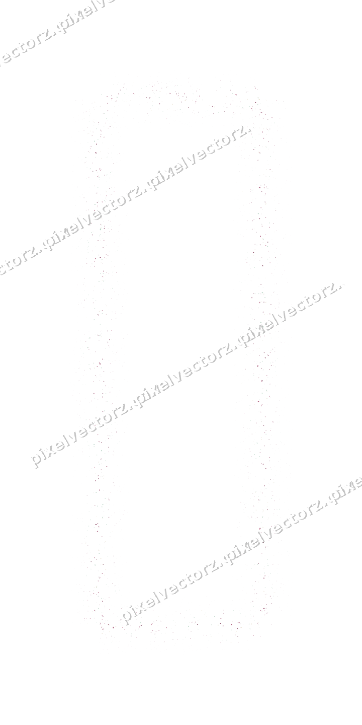 Nahtloser Glitzerrahmen in Dunkelrosa und Grün auf transparentem Grund