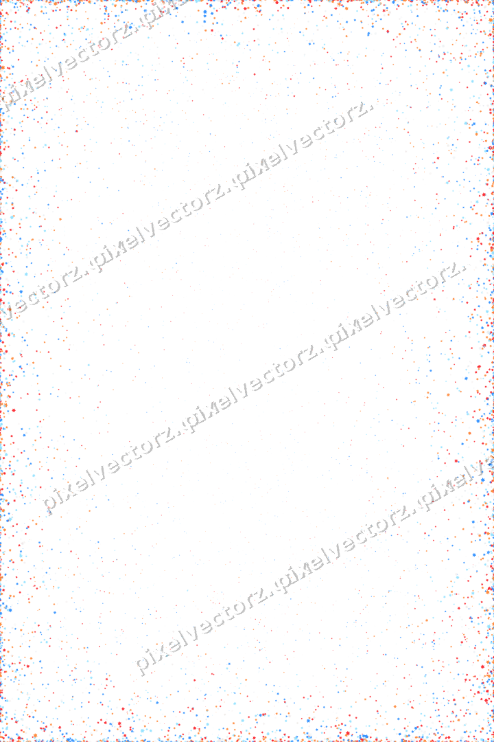 Nahtlose Glitzervignette aus Sternen in Blau auf transparentem Grund