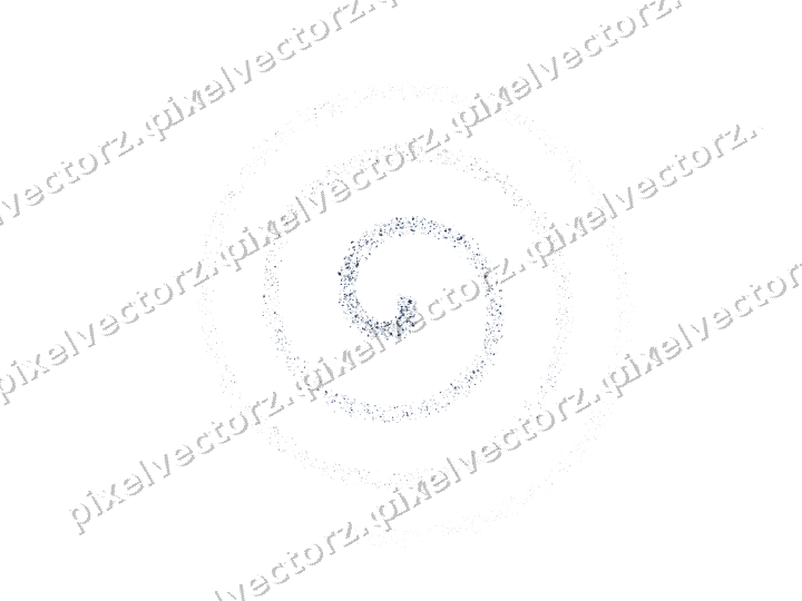 Nahtlose Glitzerspirale aus Rauten auf transparentem Grund