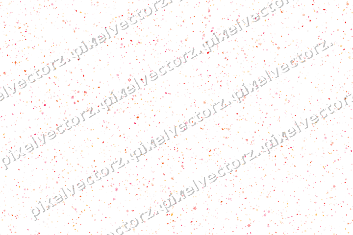 Nahtlose Glitzerstreuung in Rot und Orange auf transparentem Grund