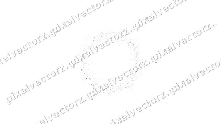 Nahtloser Glitzerkranz in Dunkelgrün auf transparentem Grund
