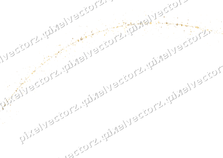 Nahtloser Glitzerbogen aus Ringen auf transparentem Grund