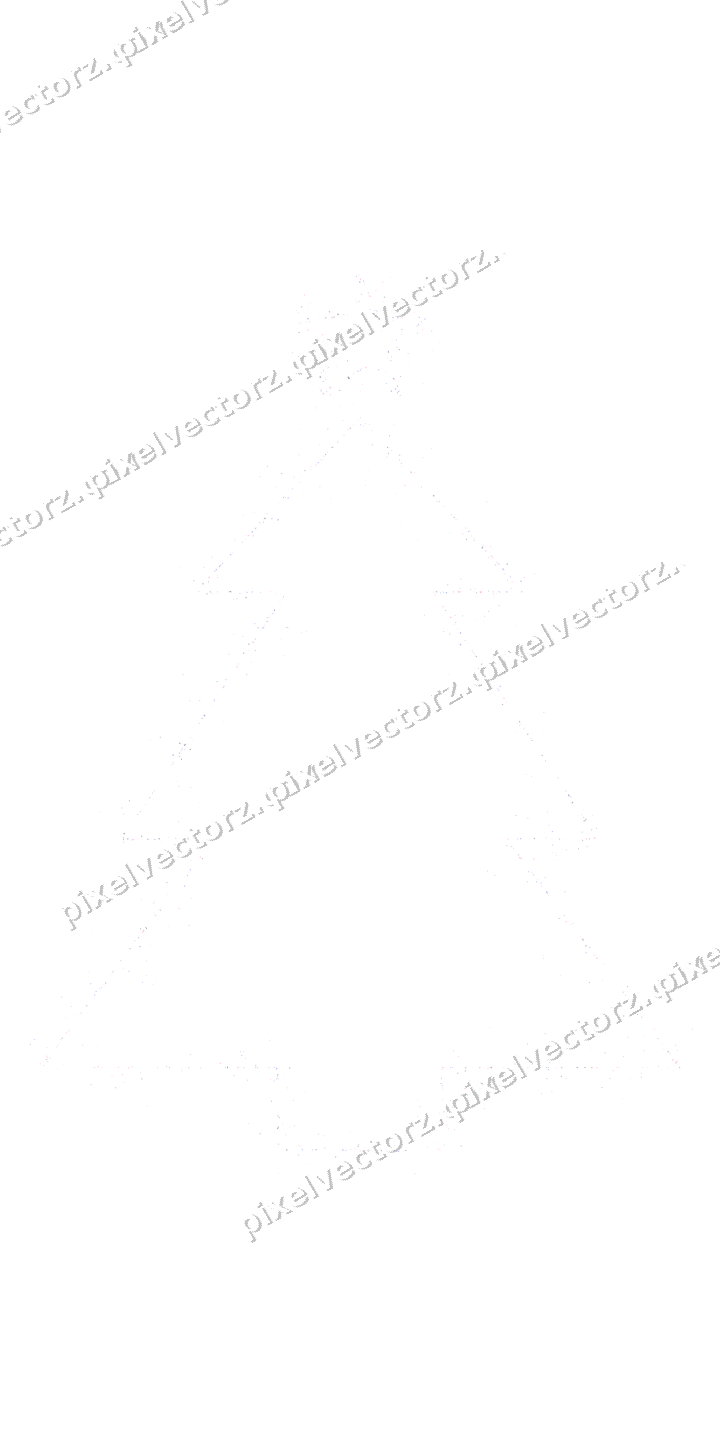 Nahtloser Glitzer-Weihnachtsbaum in Rosa auf transparentem Grund