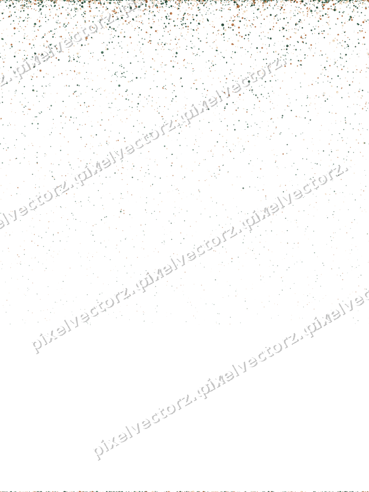 Nahtloser Glitzerregen aus Tropfen und Punkten auf transparentem Grund
