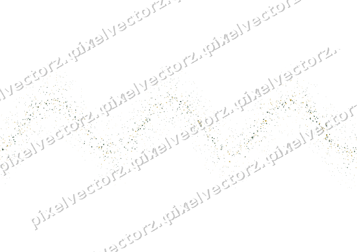 Nahtlose Glitzerwelle aus Dreiecken auf transparentem Grund