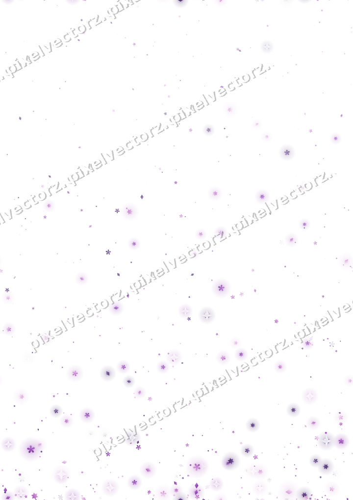Nahtloser Glitzeraufstieg in Violett auf transparentem Grund