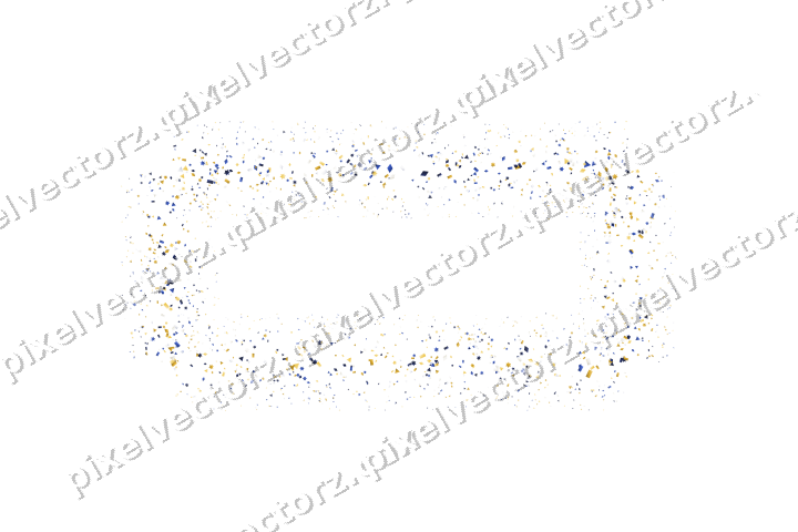Nahtloser Glitzerrahmen aus Sternen und Rauten auf transparentem Grund