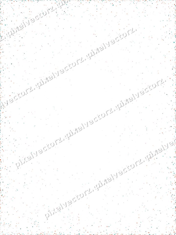 Nahtlose Glitzervignette aus Funken in Orange auf transparentem Grund