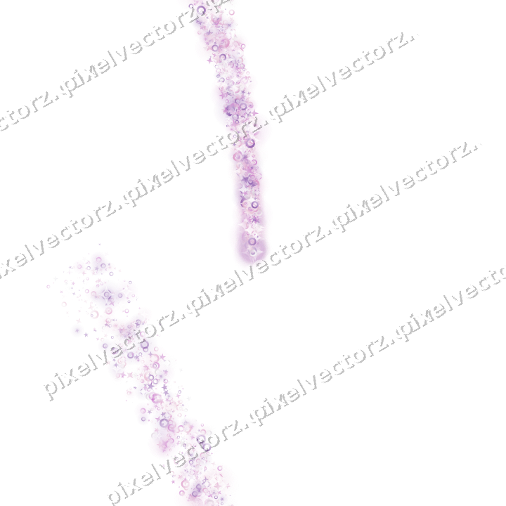 Nahtloser Sternenschweif in Magenta auf transparentem Grund
