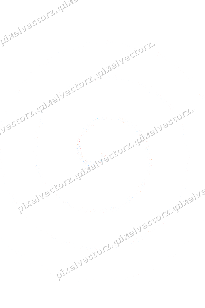 Nahtlose Glitzerspirale aus Sternen und Herzen auf transparentem Grund