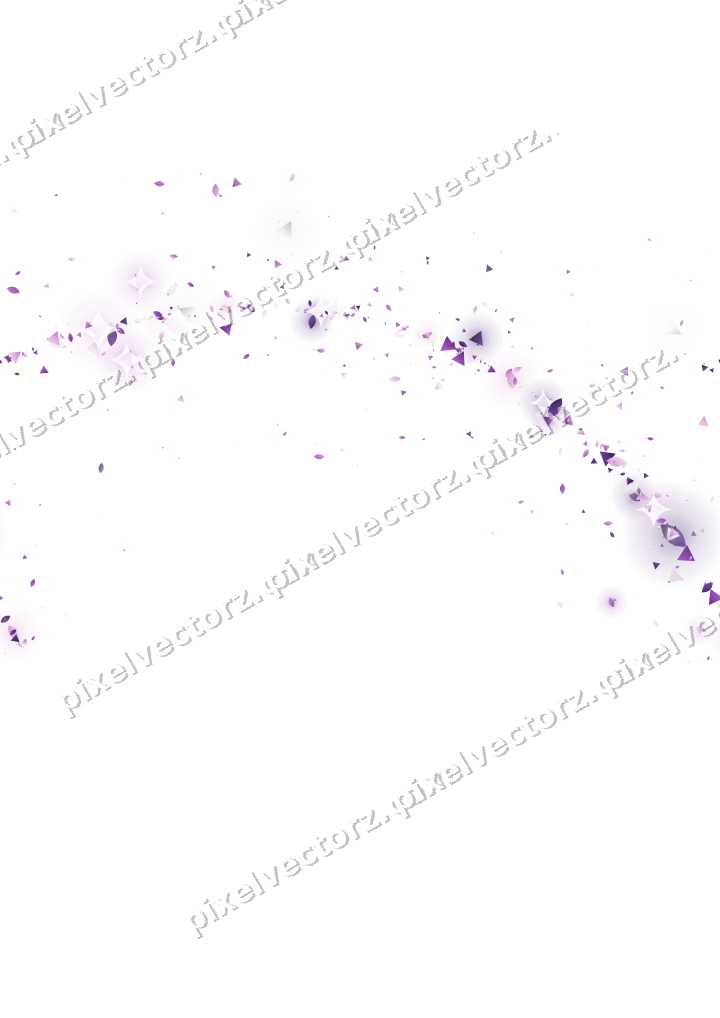 Nahtloser Glitzerbogen in Violett auf transparentem Grund