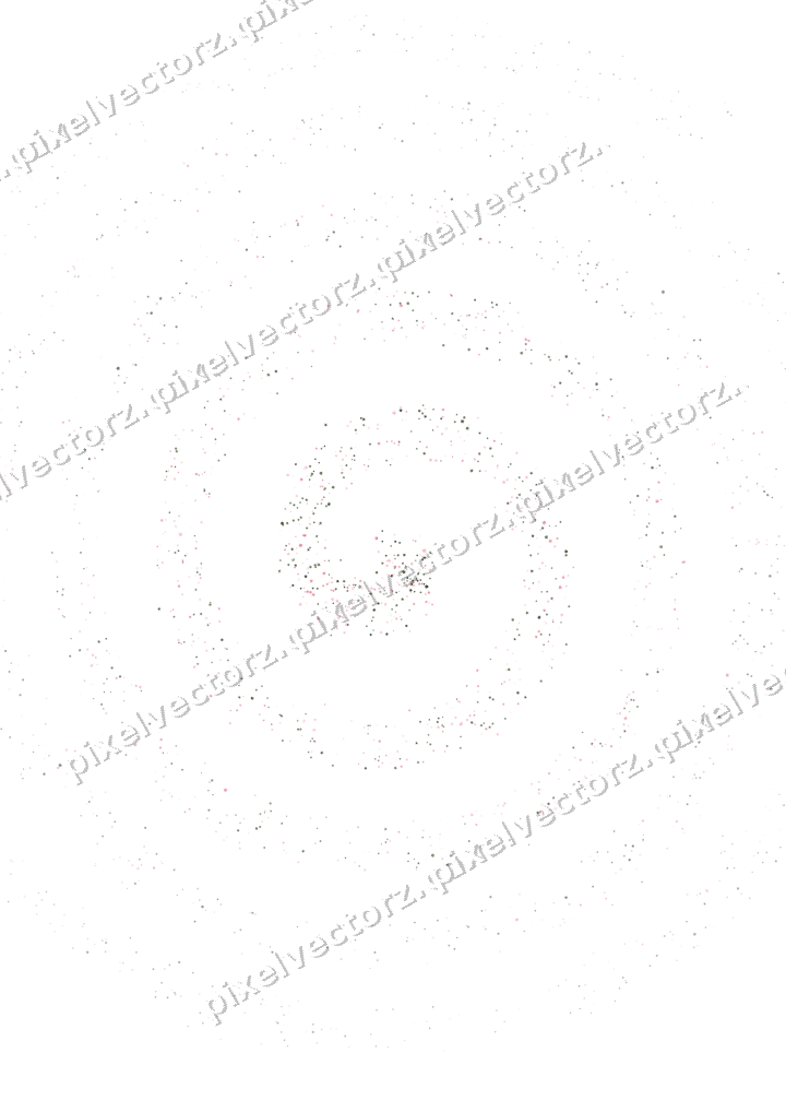 Nahtlose Glitzerspirale aus Sternen in Rosa auf transparentem Grund