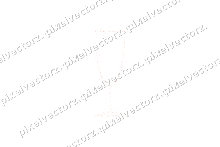 Nahtloses Glitzer-Sektglas aus Splittern auf transparentem Grund