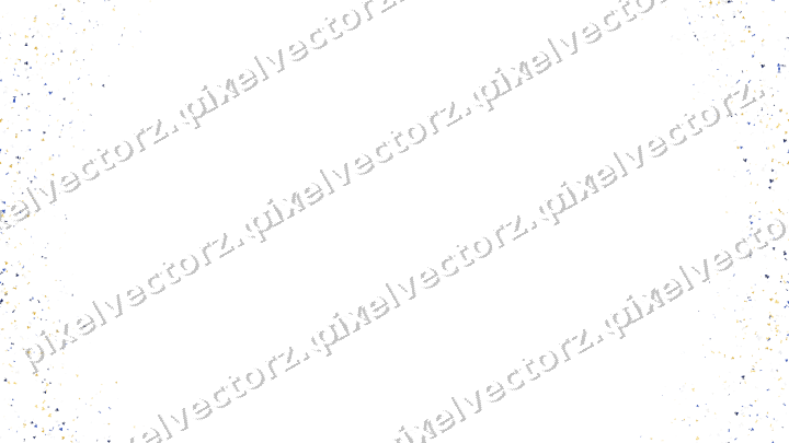 Nahtloser Glitzerkranz in Bernstein und Blau auf transparentem Grund