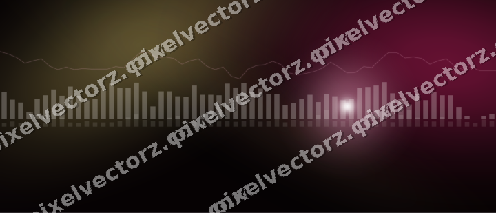 Leuchtender Neon Diagramm Hintergrund in Rosa und Gelb