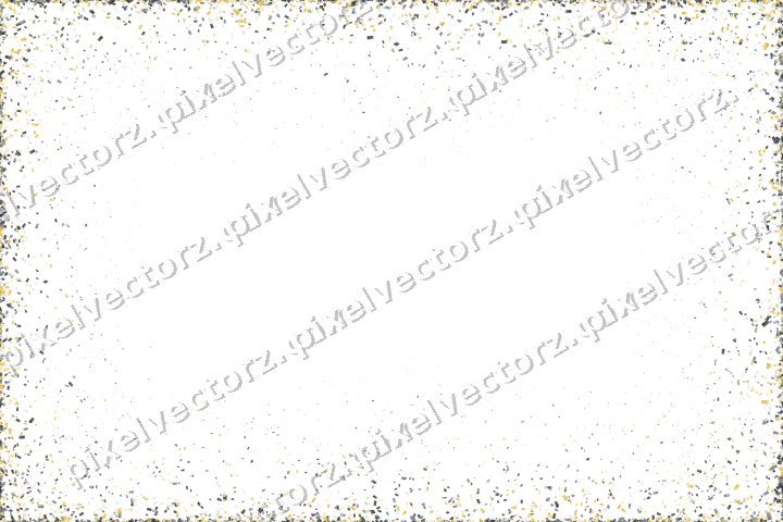 Nahtlose Glitzervignette in Bernstein und Grau auf transparentem Grund