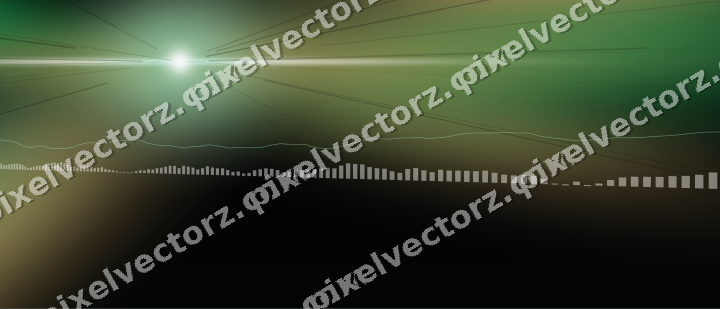Leuchtender Neon Diagramm Hintergrund in Grün und Rot