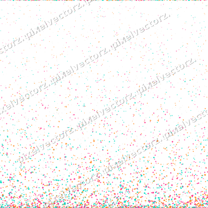 Nahtloser Glitzeraufstieg aus Herzen in Rosa auf transparentem Grund