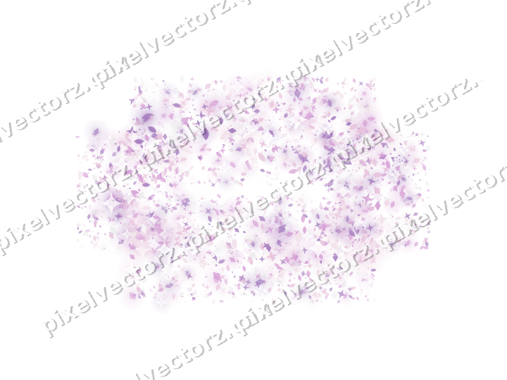 Nahtloser Glitzerrahmen in Magenta und Violett auf transparentem Grund