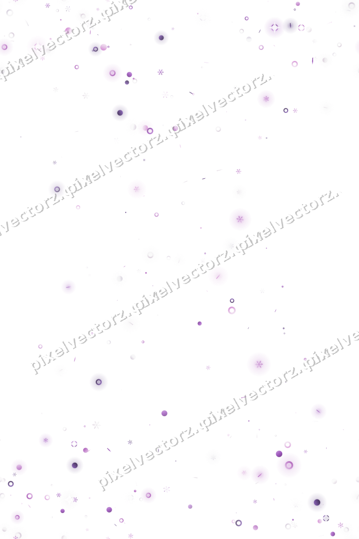 Nahtloser Glitzerkranz in Violett auf transparentem Grund