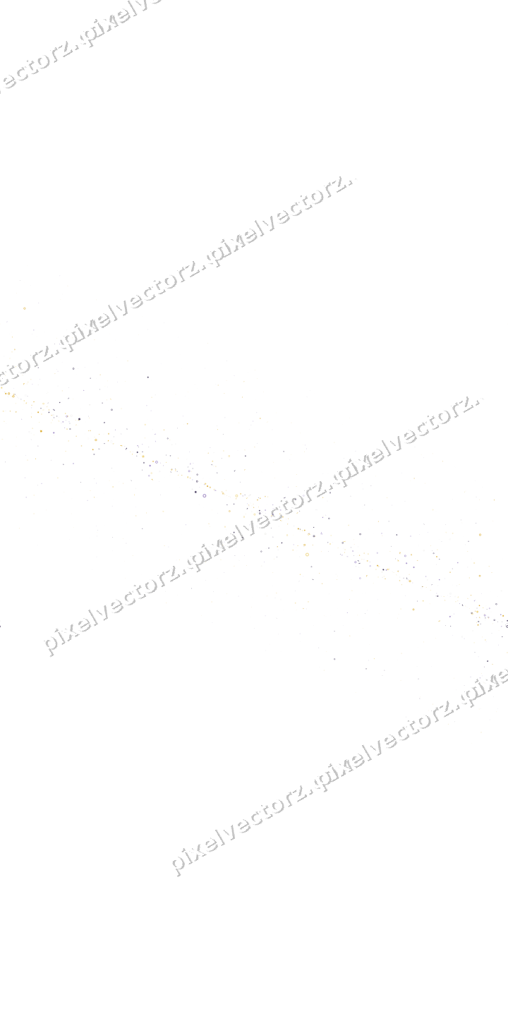 Nahtloses Glitzerband in Bernstein und Violett auf transparentem Grund