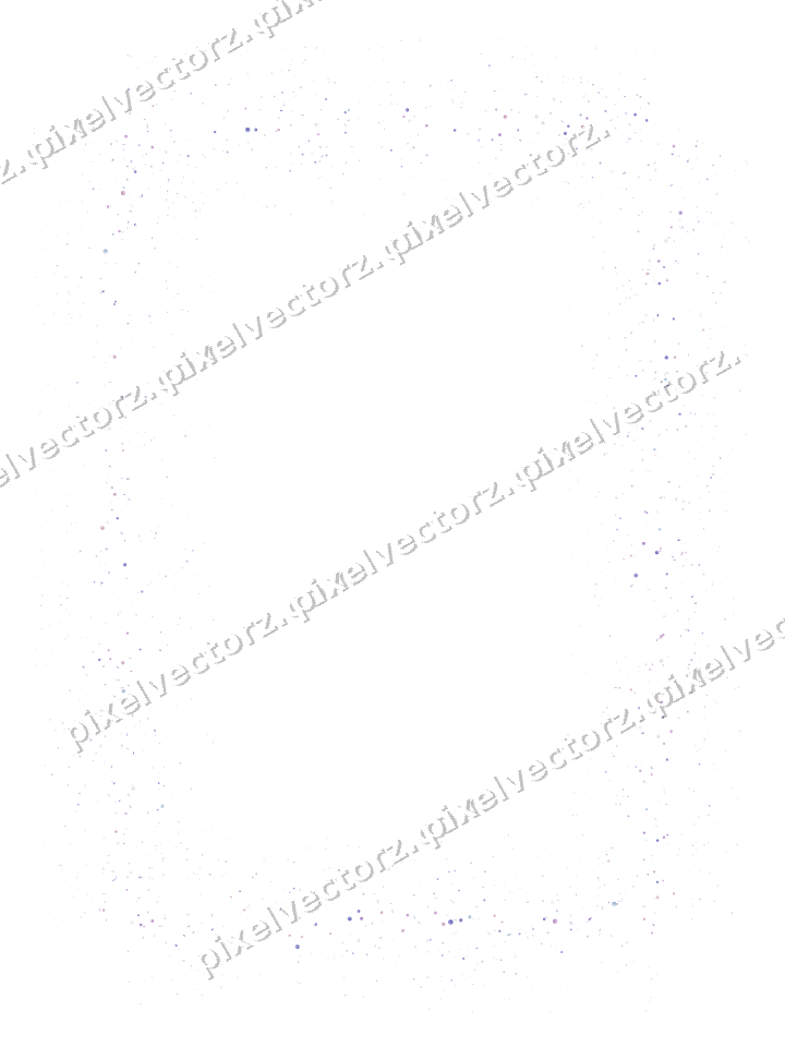 Nahtloser Glitzerrahmen in Violett und Blau auf transparentem Grund