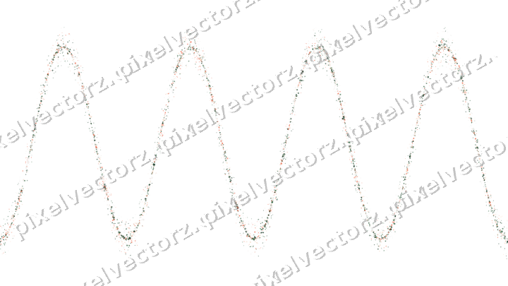 Nahtlose Glitzerwelle aus Sternen und Funken auf transparentem Grund