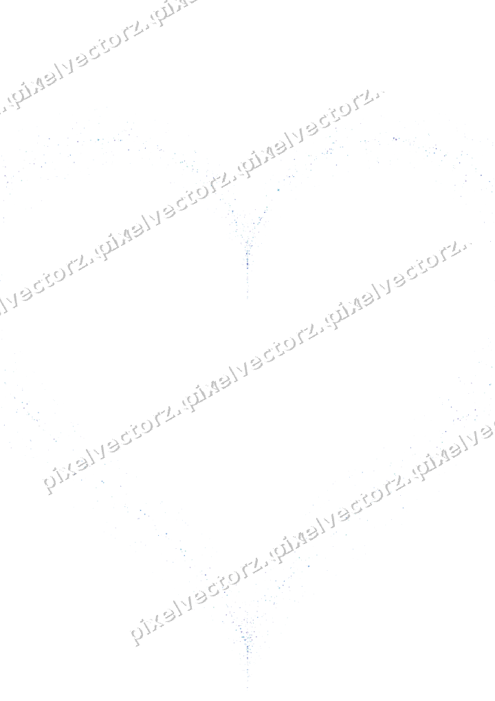 Nahtloses Glitzerherz aus Funken in Blau auf transparentem Grund