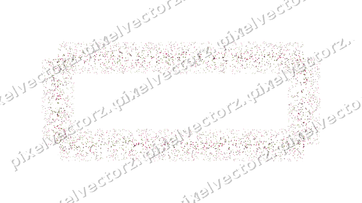 Nahtloser Glitzerrahmen aus Punkten in Limette auf transparentem Grund