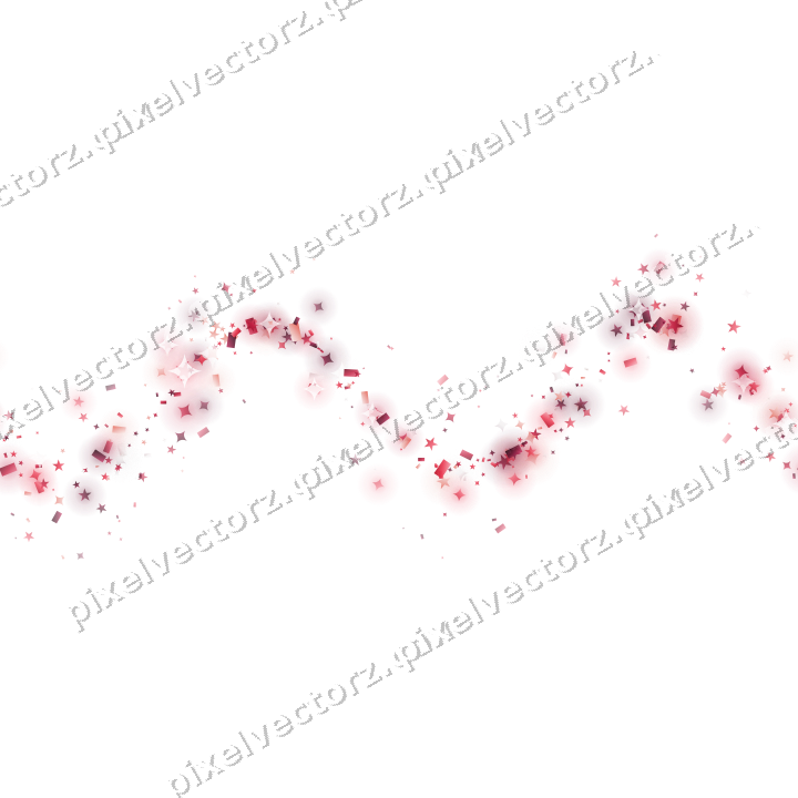 Nahtlose Glitzerwelle aus Sternen und Funken auf transparentem Grund