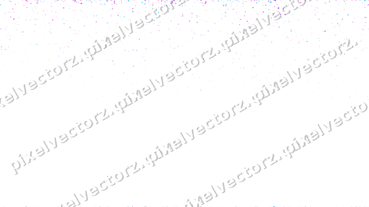 Nahtloser Glitzerregen aus Herzen und Blüten auf transparentem Grund