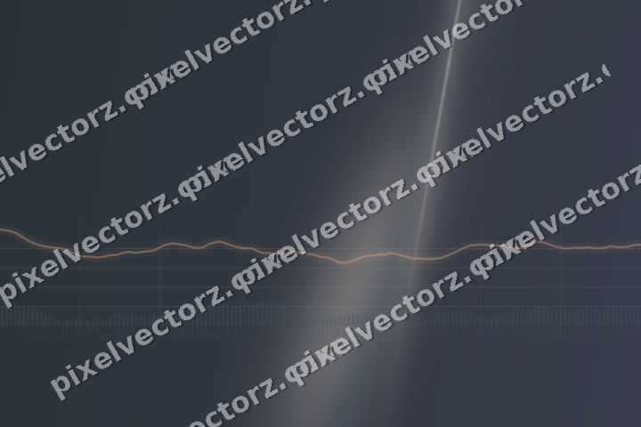 Leuchtender Neon Diagramm Hintergrund in Blau und Orange