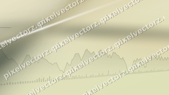 Zarter Pastell Diagramm Hintergrund in Dunkelgrün und Bernstein