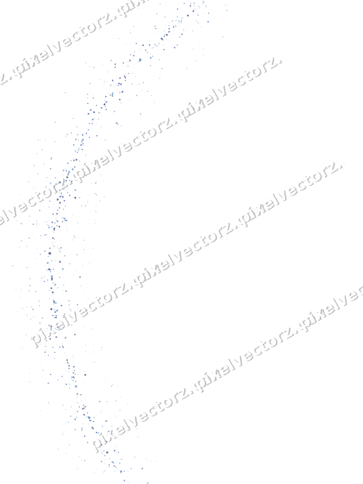 Nahtloser Glitzerbogen aus Funken und Blüten auf transparentem Grund