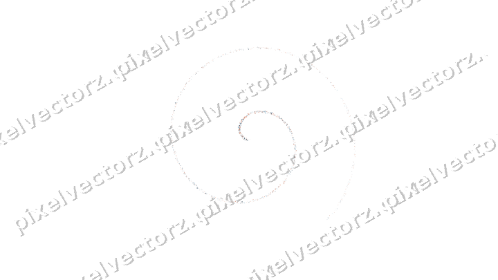 Nahtlose Glitzerspirale aus Sternen und Funken auf transparentem Grund