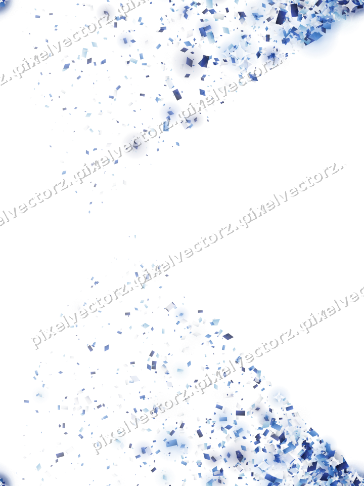 Nahtloser Glitzerfächer in Blau und Türkis auf transparentem Grund