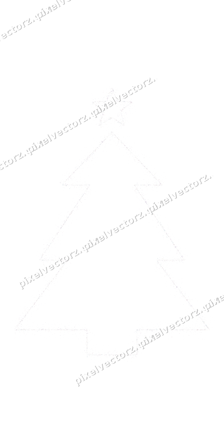Nahtloser Glitzer-Weihnachtsbaum in Blassrosa auf transparentem Grund