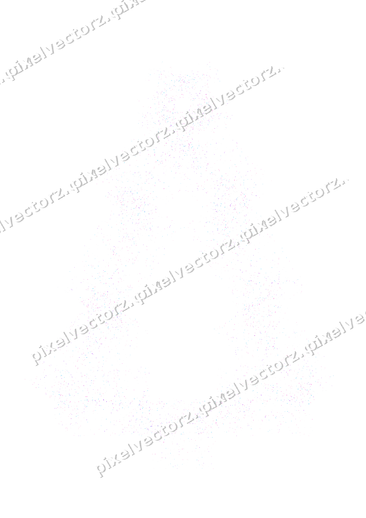 Nahtloser Glitzer-Weihnachtsbaum in Magenta auf transparentem Grund