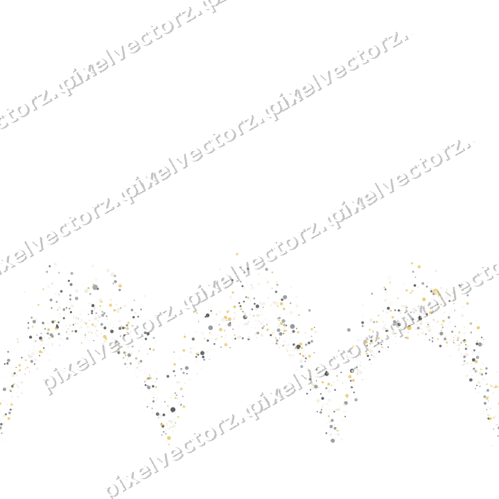 Nahtlose Glitzergirlande aus Punkten auf transparentem Grund