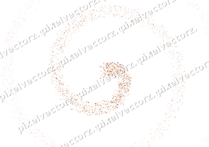 Nahtlose Glitzerspirale auf transparentem Grund