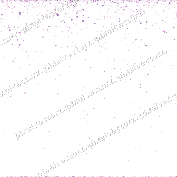 Nahtloser Glitzerregen in Magenta und Violett auf transparentem Grund