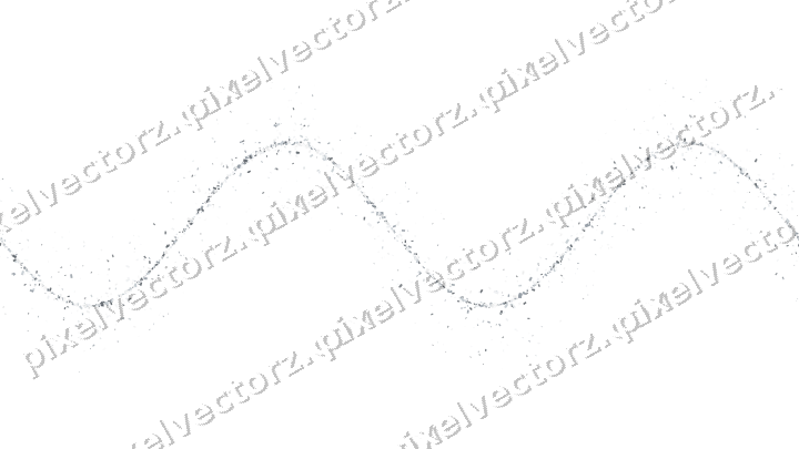 Nahtlose Glitzerwelle aus Konfetti auf transparentem Grund